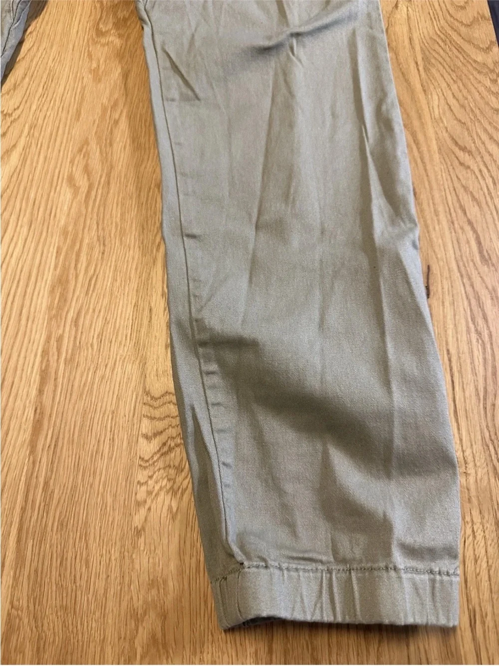 Men’s Victorious Green Cargo Joggers 2XL/30” 97% Cotton Drawstring Pockets